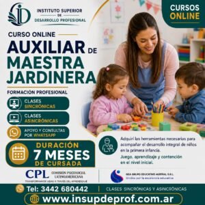 Auxiliar de Maestra Jardinera